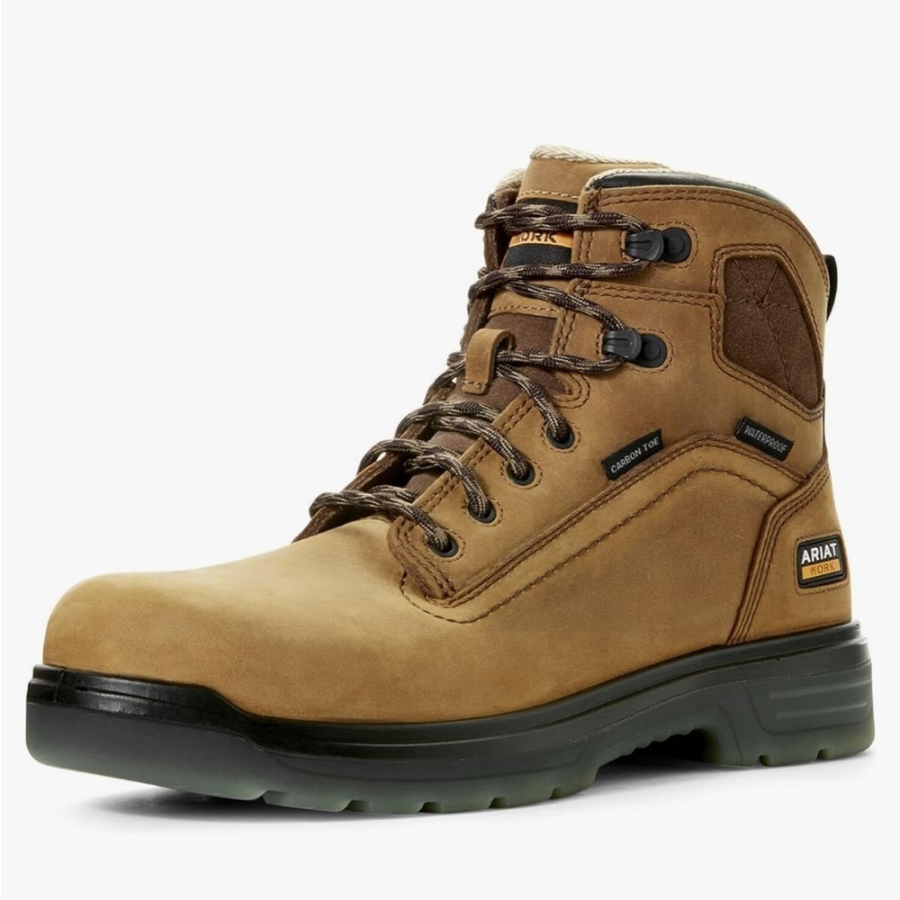 Ariat Men's Turbo 6" Waterproof Carbon Toe Work Boot; 9.5 EE